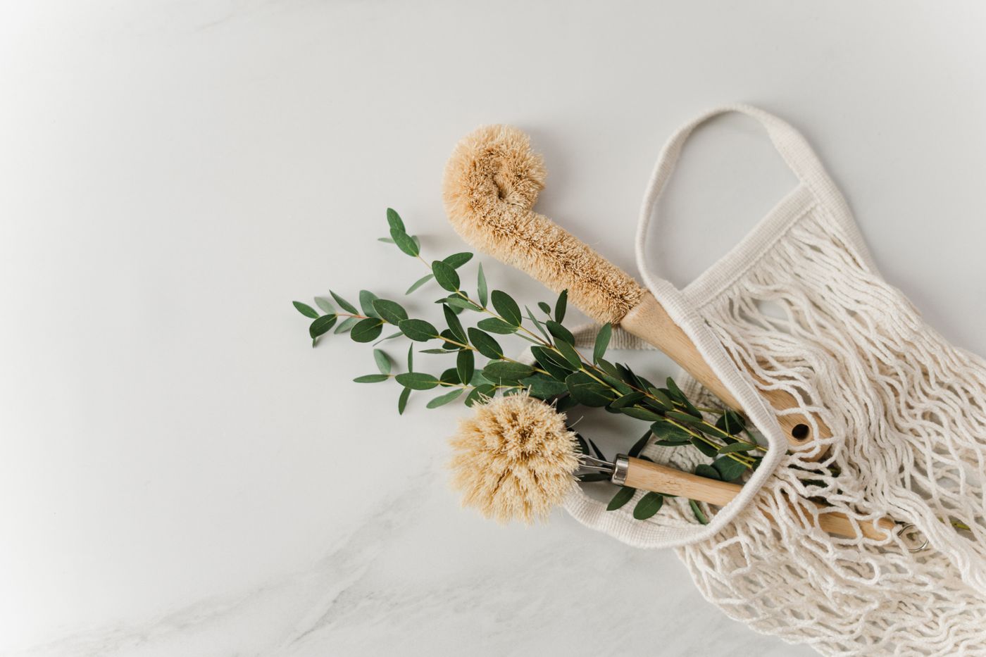 Natural Coconut Fibre Scrubber Set - Image 2