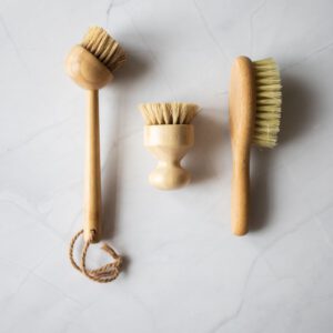 Wooden Dish Brush with Replaceable Head